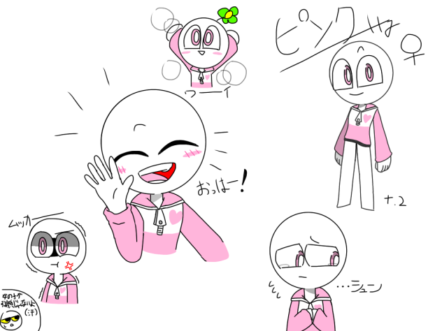 ピンク　オリキャラ