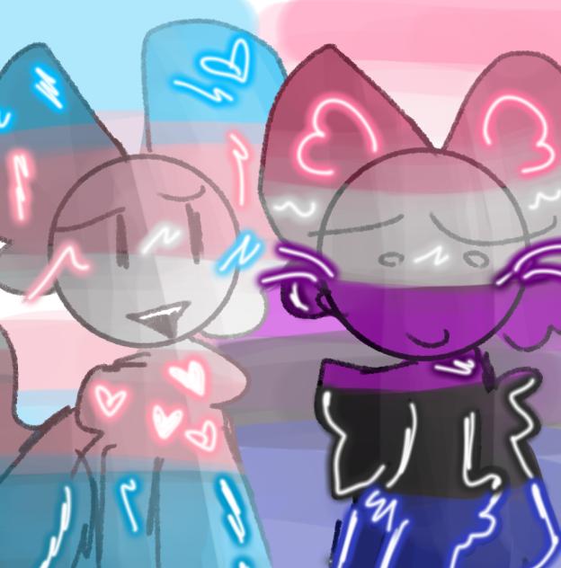 Transgender + gender fluid kitties