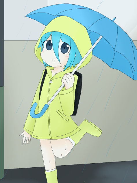 雨の日【オリキャラ BluePlanets ロウェイ】