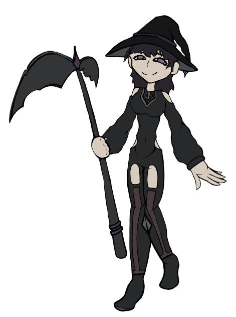 Tall witch lady 😍✨🌌 (NO SHADING)