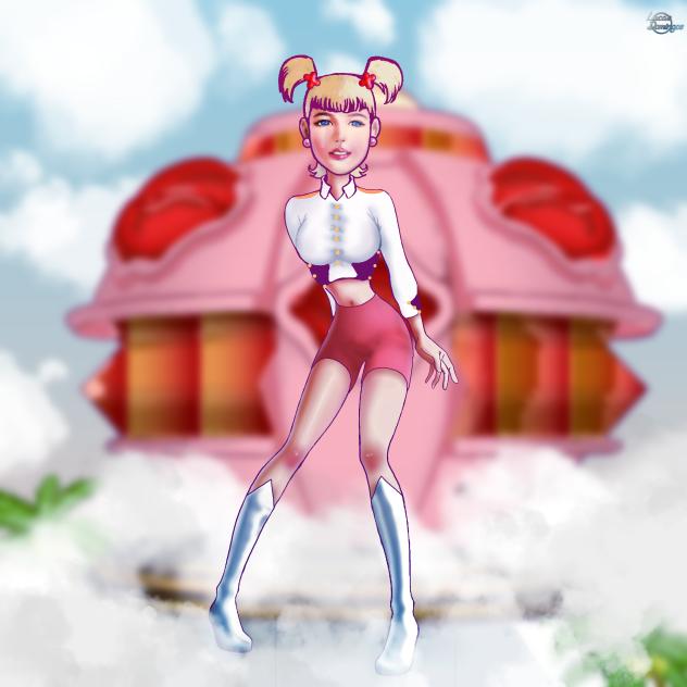 caricatura da Xuxa.