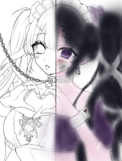 白雪ねこぉぉぉぉフリー線画一緒に色塗りだあ゙あ゙あ゙あ゙あ゙あ゙あ゙