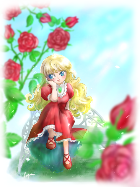 薔薇と少女