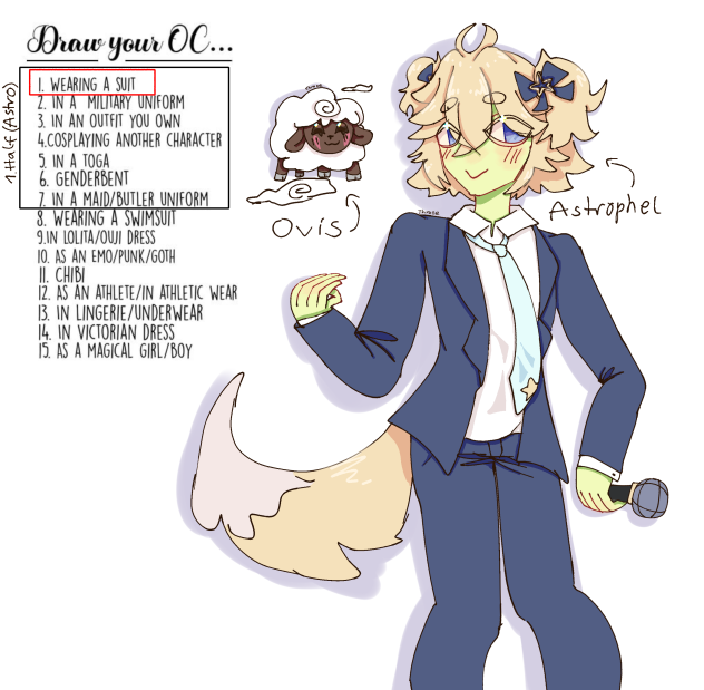 Day 1! Astrophel in a suit