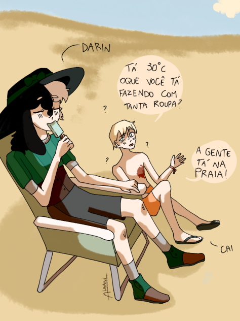 Conversa na praia