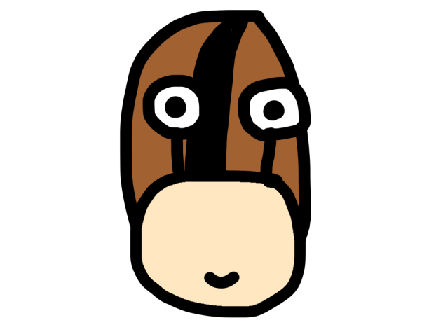 正面からのかたつむり