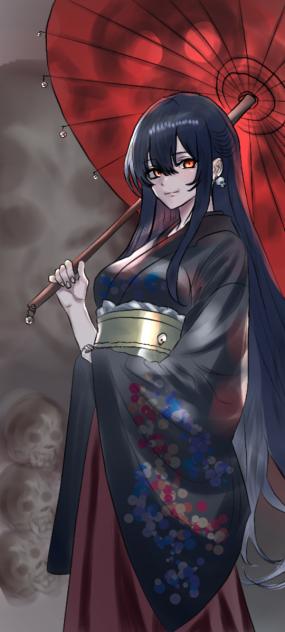 餓者髑髏が擬人化