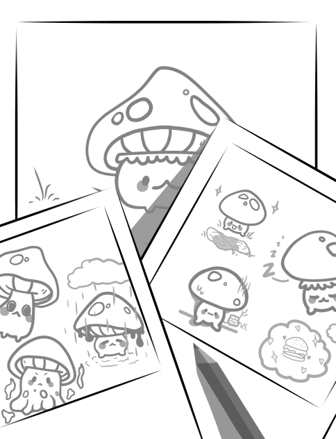 school doodles that are on my schoolwork
