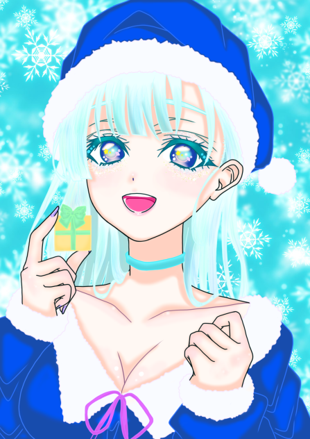 雪のサンタさん