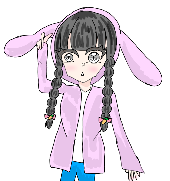 ウサ耳パーカー
