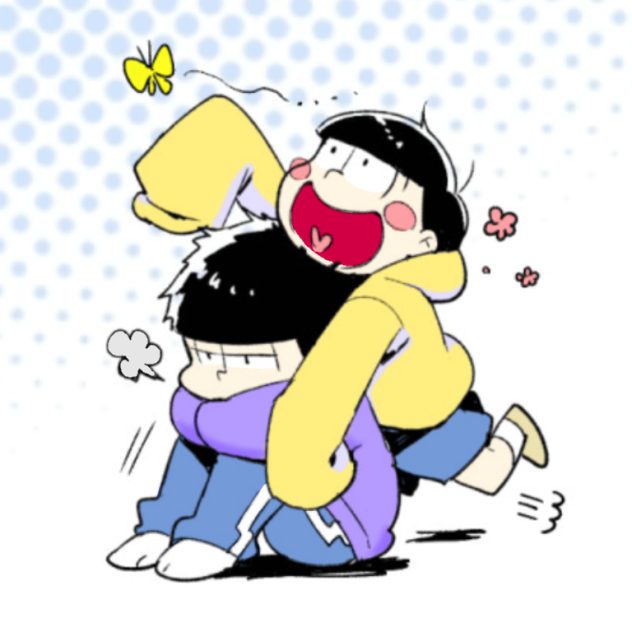 おそ松さん 塗り絵してみた