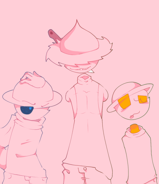 the three