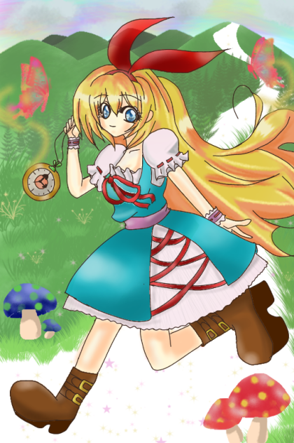 ありす。背景付
