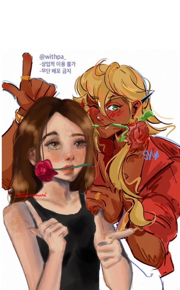 a collab with someone - ibisPaint
