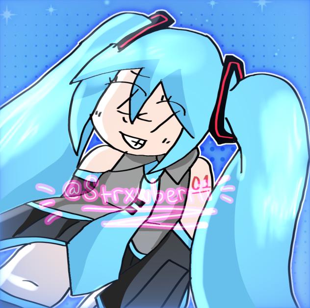 Miku drawing!! 🩵