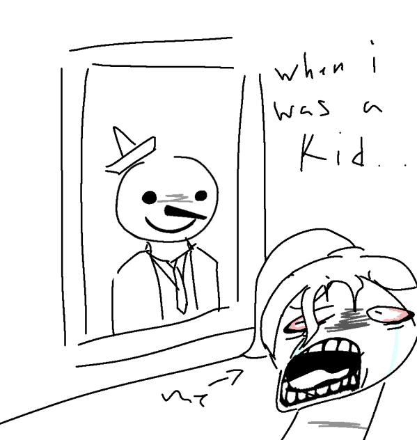 I was scared of him