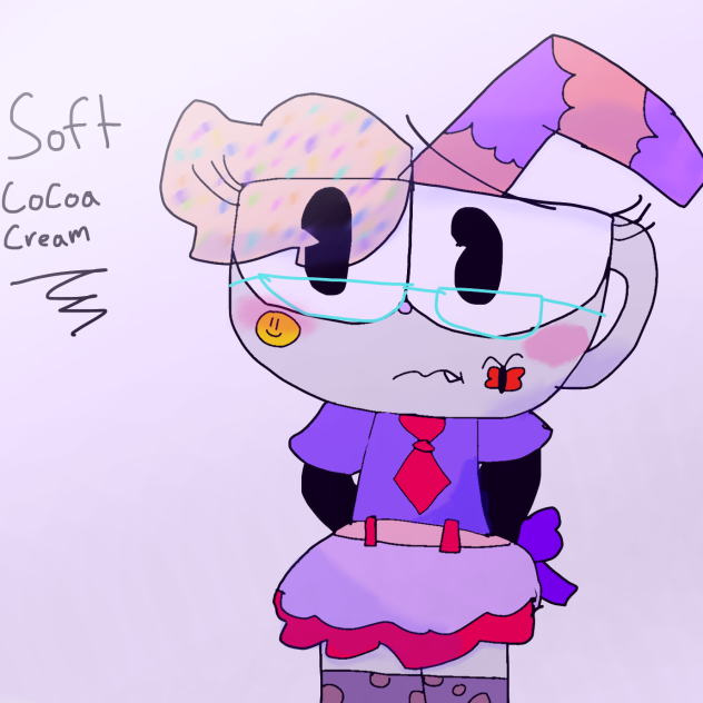 Soft cocoa cream 🥺💜☕️