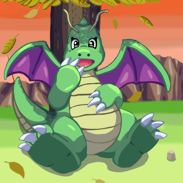 夕暮れに出会ったカイリュー