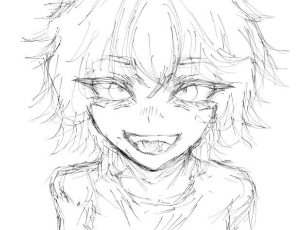 ウルフカットぽい子