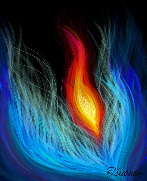 the birth of a flame - ibisPaint