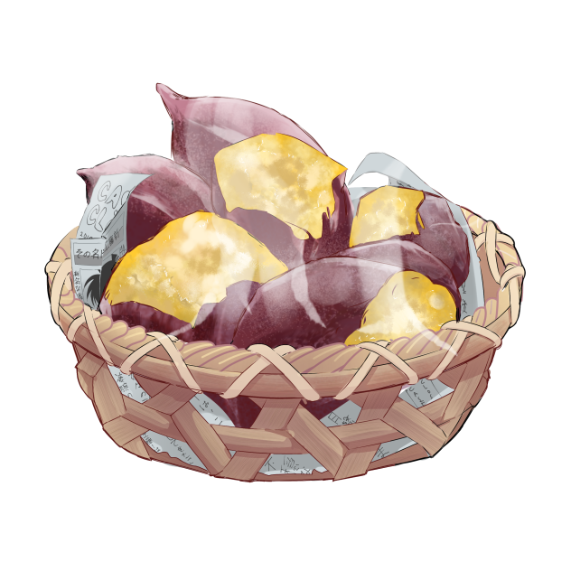 Hot potato in basket