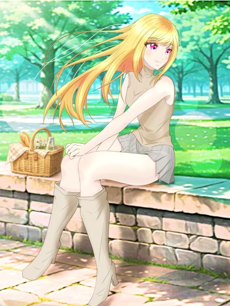 初タンファンアート　九条紬21歳木漏れ日デート