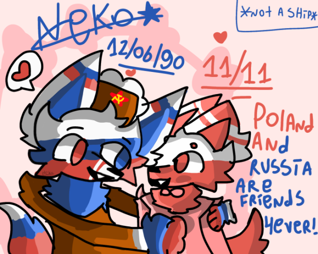 LOVE POLAND AND RUSSIA!!!!♡