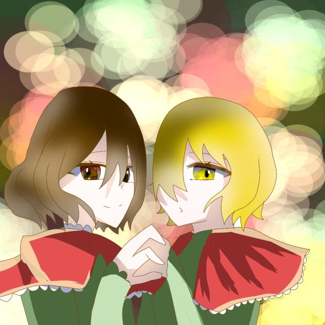 レイマリクリスマスイラスト！