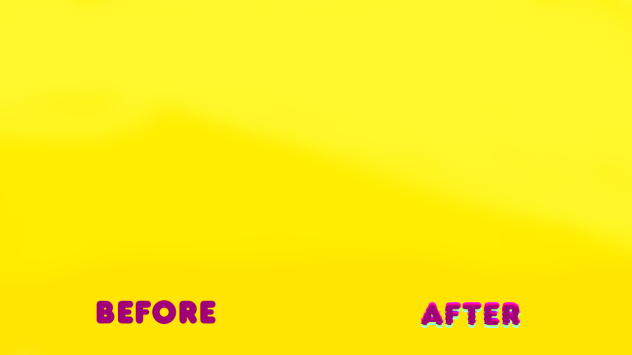 My version of the Before After thingy