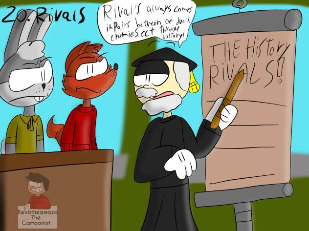 Inktober 2025 day 20 rivals