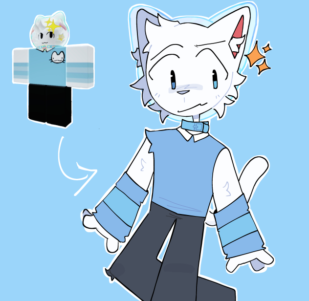 drew my roblox avatar.