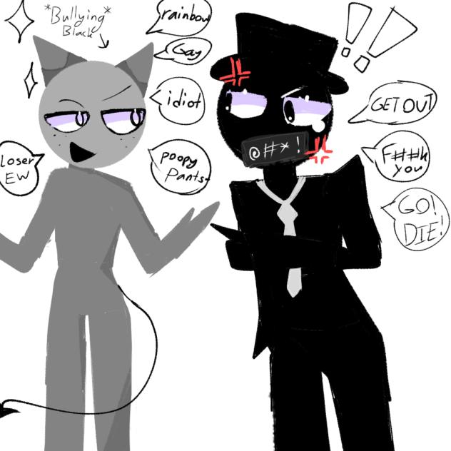 gray bullying Black 😭💀