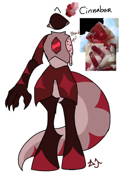 Cinnabar a Steven universe  oc