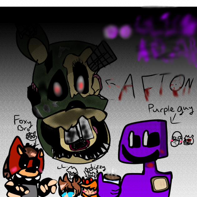 Afton and his children