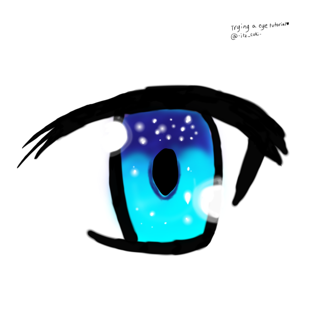 Trying a Eye Tutorial! Anime