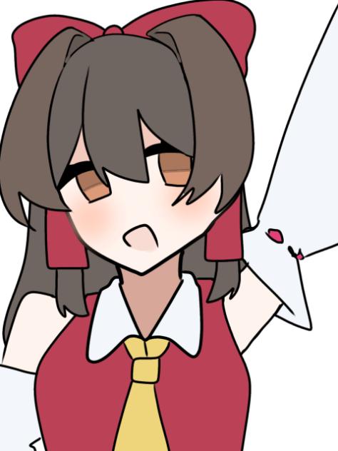 霊夢が手を振ってくれるだけ