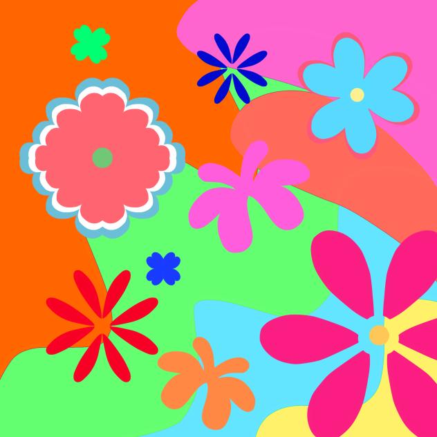 colorful flowers