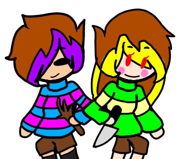 Demons and Humans series as UT - ibisPaint