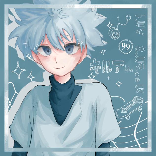 キルア　塗り絵
