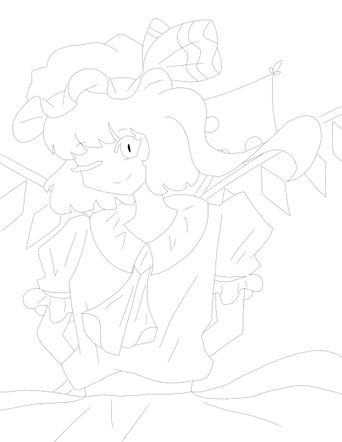 フランちゃんの線画