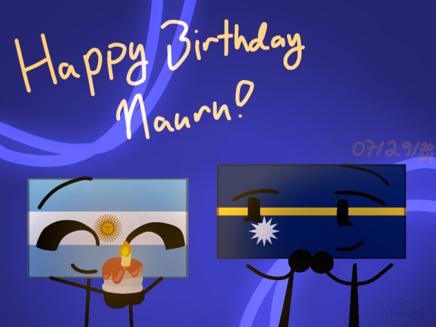 HAPPY BIRTHDAY NAURU!!