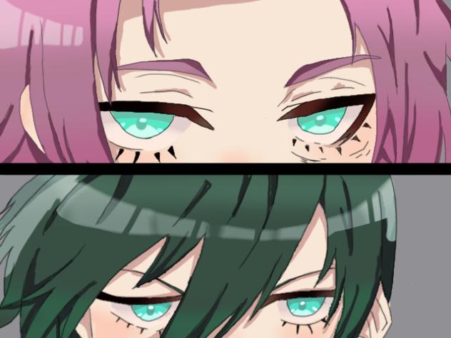 愛しの糸師兄弟　塗り絵　自分で塗ってみた！