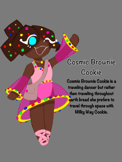 Cosmic Brownie Cookie!
