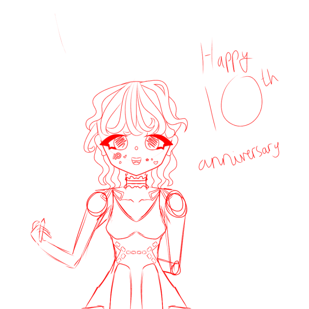 happy 10th anniversary ibis sketch