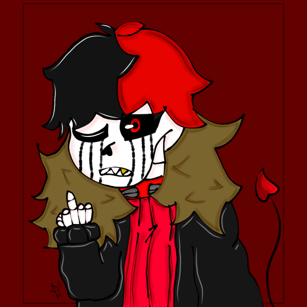 Underfell Lynx Sans ♡ (my au)