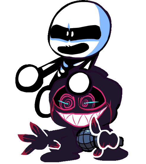 Fnf Survivor Skid and Corrupted Pump - ibisPaint