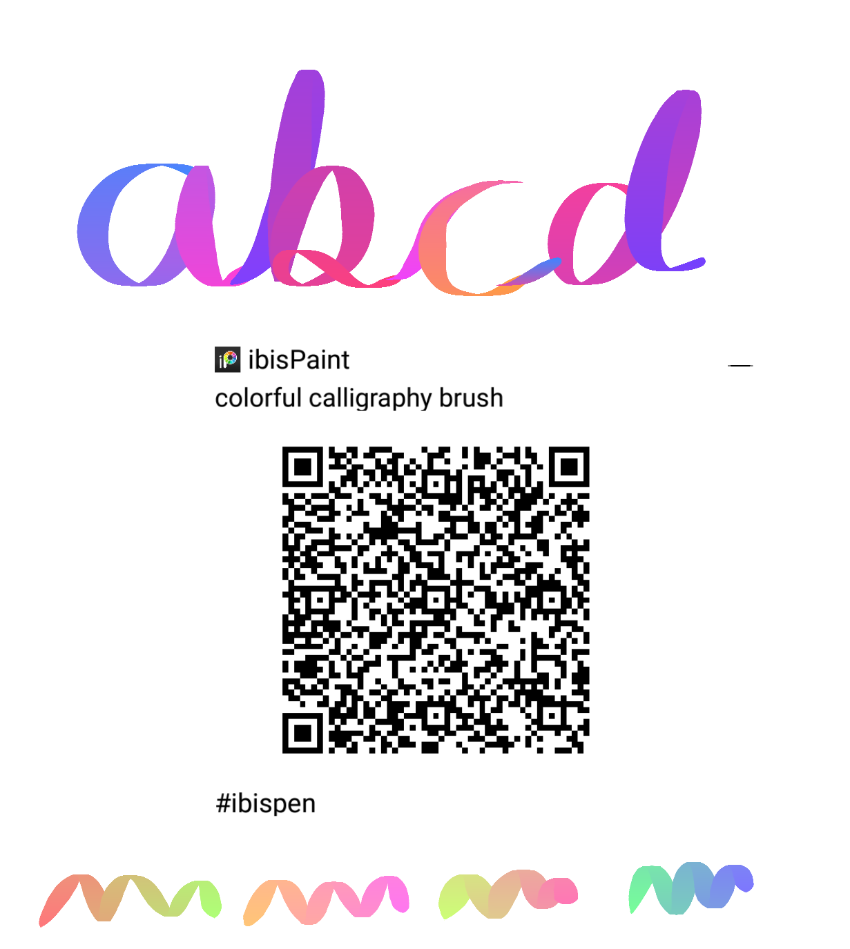 Calligraphy brush ibisPaint