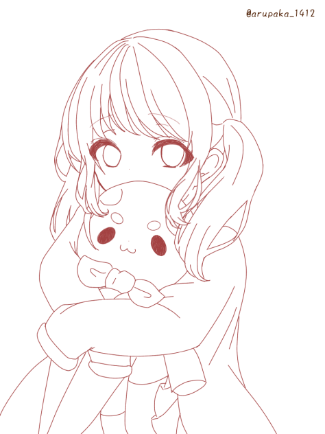 オリキャラ10 線画