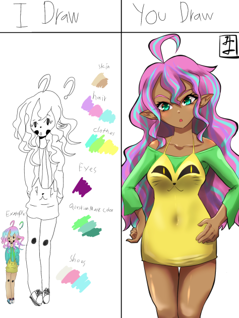 I draw you draw with Zoe Faith N