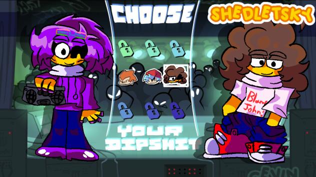 Fake FNF character select screen